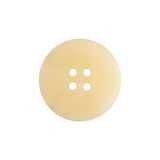 Ivory Translucent Splatter and Swirl 4-Hole Plastic Saucer Button - 33L/21mm