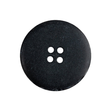 Raven Translucent Splatter and Swirl 4-Hole Plastic Saucer Button - 40L/25.5mm