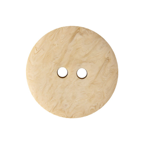 Tan and Toffee 2-Hole Low Convex Button - 40L/25.5mm