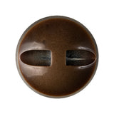 Brown Iridescent Swirls Self Shank Back Button - 44L/28mm