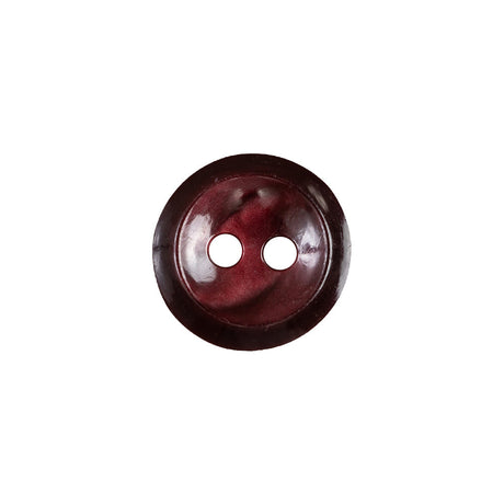 Zinfandel Iridescent Marbled 2-Hole Shallow Plate Button - 24L/15mm