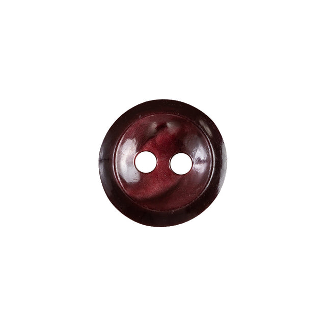 Zinfandel Iridescent Marbled 2-Hole Shallow Plate Button - 24L/15mm