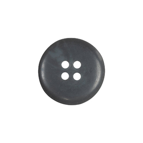 Gray Matte 4-Hole Tire Rimmed Plastic Button - 32L/20mm