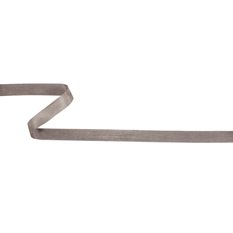 Desert Taupe Woven Edge Rayon Seam Binding - 0.6"