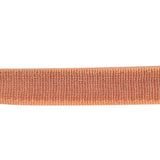 Orange Satin Faced Knit Elastic - 0.375"
