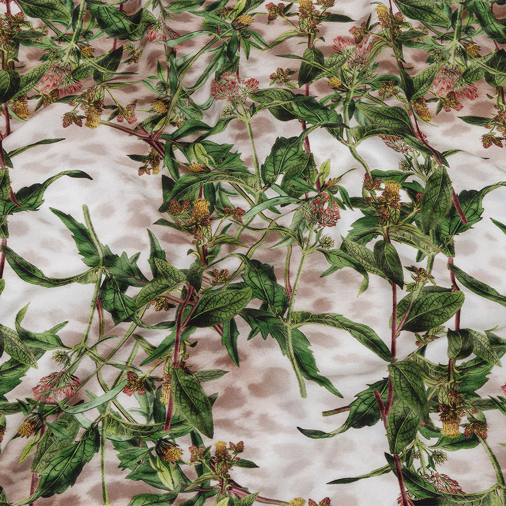 Organic Viscose Batiste - Misty Foliage - Loreto Collection