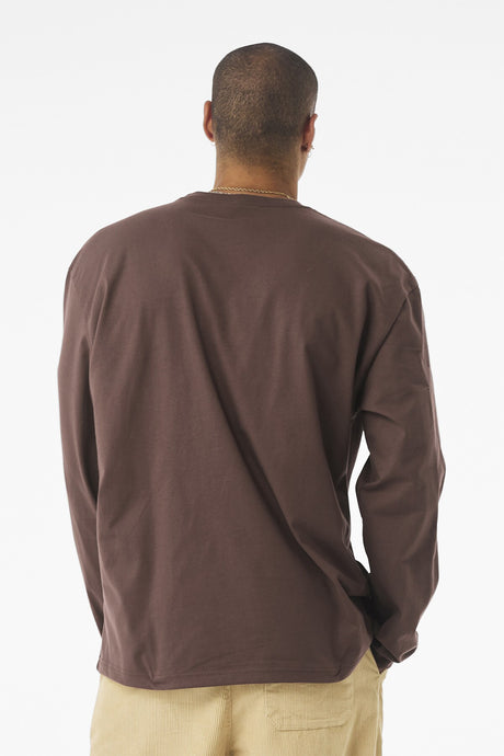 Image 1: Bella Canvas Adult 7.5 oz Heavyweight Long Sleeve TeeImage 2: Heavyweight cotton long sleeve shirtImage 3: Premium Bella Canvas durable teeImage 4: Blank heavyweight shirt for printingImage 5: Comfortable everyday long sleeve apparelImage 6: Thick jersey t-shirt design