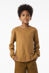 BELLA+CANVAS® Youth 6-Ounce Heavyweight Long Sleeve Tee