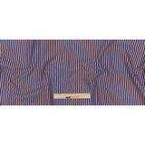 Red, White, and Blue Striped Cotton Shirting