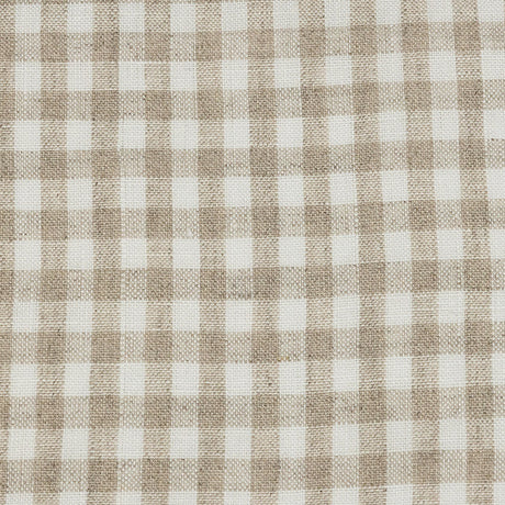Linen Gingham - Natural and White - Torres Collection