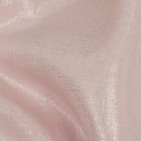 Medium Weight Linen Woven with Metallic Foiling - Light Pink and Silver - Bianca Collection