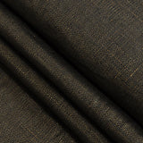 Medium Weight Linen Woven with Metallic Foiling - Smoke Grey and Gold - Bianca Collection