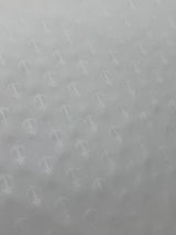 Cotton Fil Coupé Jacquard White