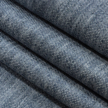 Cotton, Tencel and Linen Blended Woven - Heathered Indigo - Toledo Collection