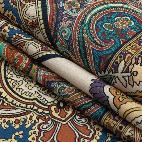 Mood Exclusive Mustard Ornate Ornamentation Cotton Poplin