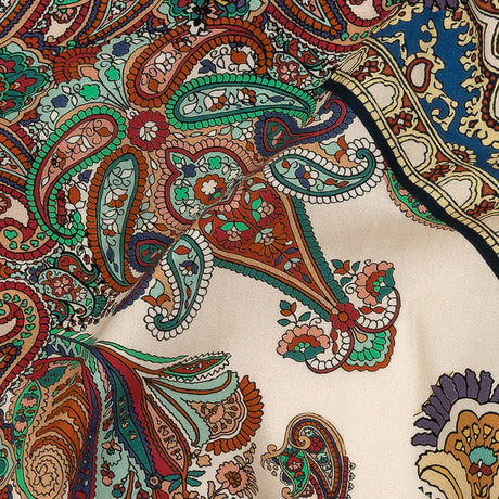Mood Exclusive Mustard Ornate Ornamentation Cotton Poplin
