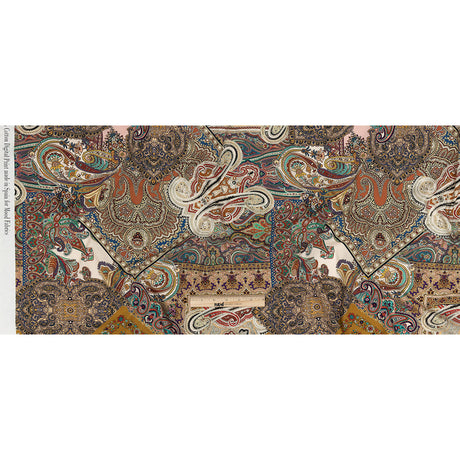 Mood Exclusive Mustard Ornate Ornamentation Cotton Poplin