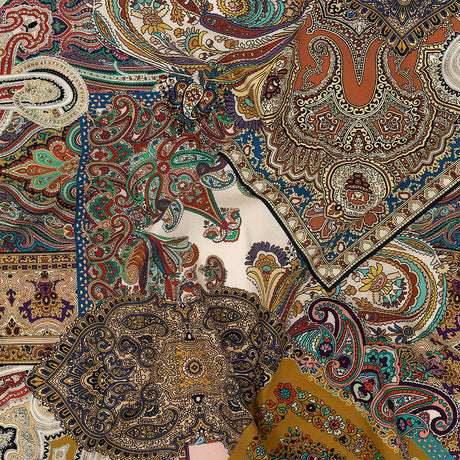 Mood Exclusive Mustard Ornate Ornamentation Cotton Poplin
