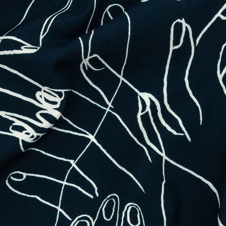 Mood Exclusive Dusty Navy Touch of Elegance Cotton Poplin