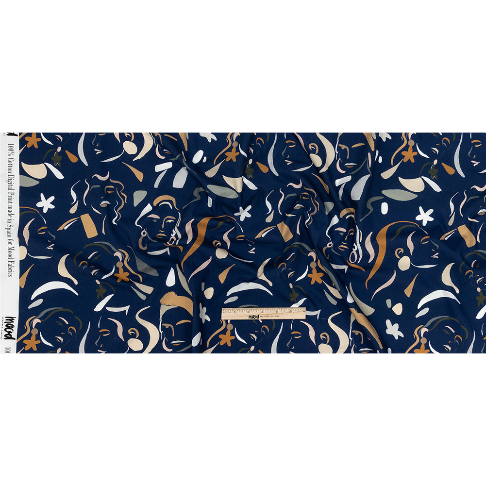 Mood Exclusive Twilight Blue Le Muse Cotton Poplin