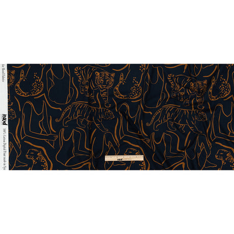 Mood Exclusive Blueberry Felidae Flexibility Cotton Poplin