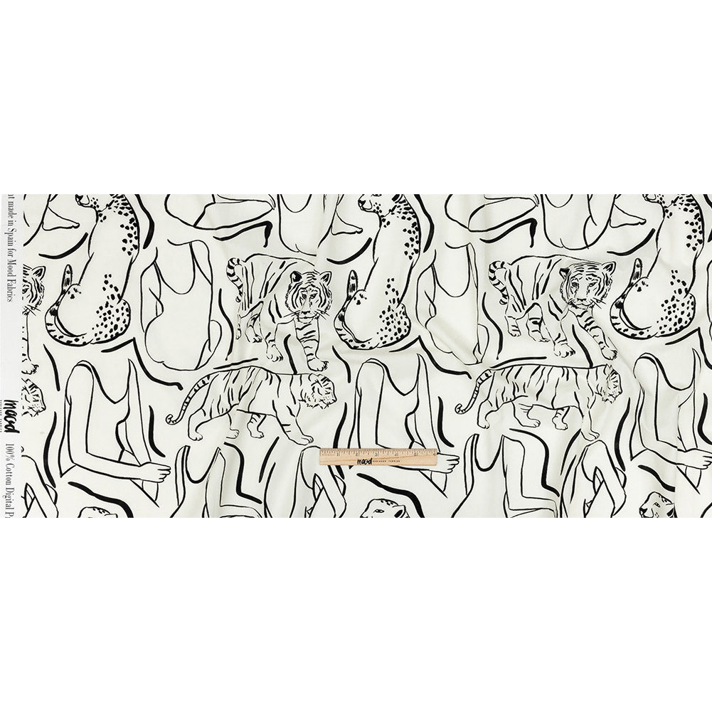 Mood Exclusive Sugar Swizzle Felidae Flexibility Cotton Poplin