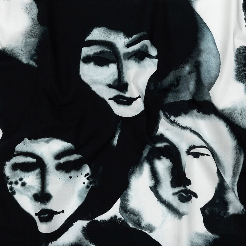 Mood Exclusive Monochrome Unearthly Portrait Cotton Poplin