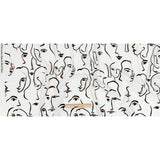 Mood Exclusive White Abstract Concepts Cotton Poplin