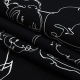 Mood Exclusive Black Candid Countenance Cotton Poplin