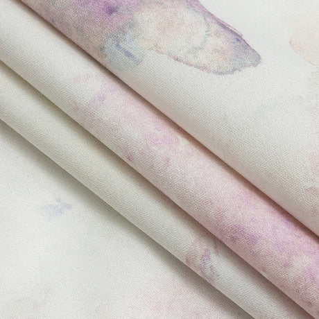 Mood Exclusive Angel Wing and Blue Blush Celestial Radiance Stretch Cotton Sateen