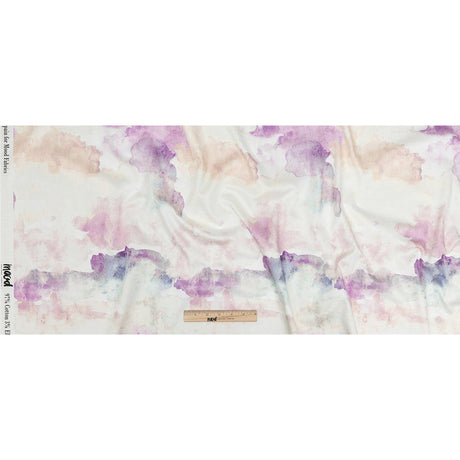 Mood Exclusive Angel Wing and Blue Blush Celestial Radiance Stretch Cotton Sateen