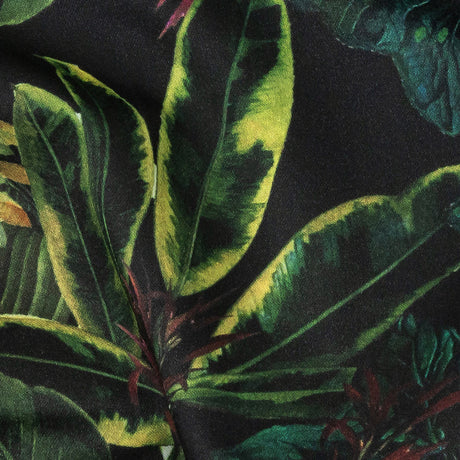 Mood Exclusive Obsidian Florals and Fauna Stretch Cotton Sateen