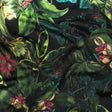 Mood Exclusive Obsidian Florals and Fauna Stretch Cotton Sateen