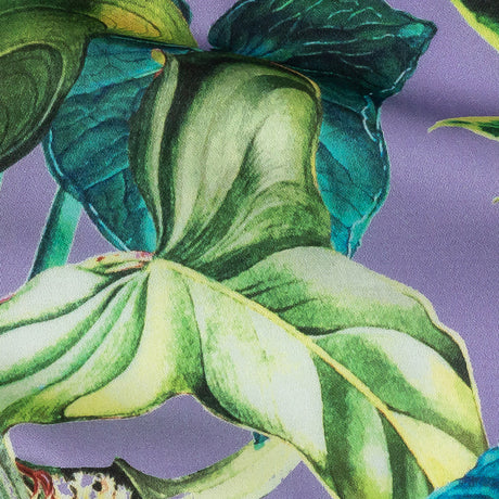 Mood Exclusive Lavender Florals and Fauna Stretch Cotton Sateen