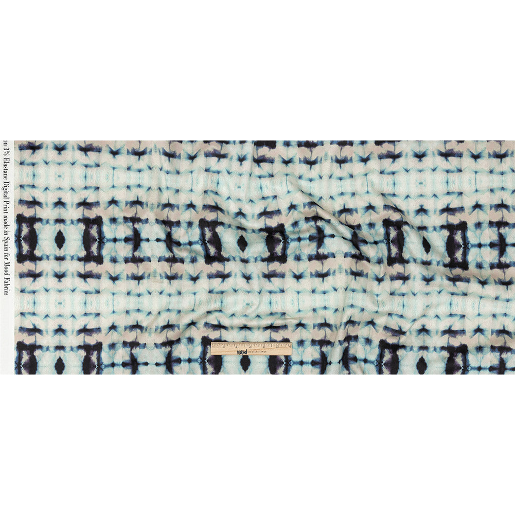 Mood Exclusive Navy Resplendent Resist Stretch Cotton Sateen