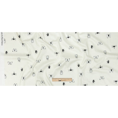 Mood Exclusive Vanilla Ice Porchlight Entomology Stretch Cotton Sateen
