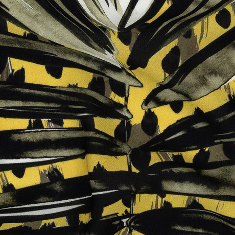 Mood Exclusive Banana Oasis Polyester Crepe