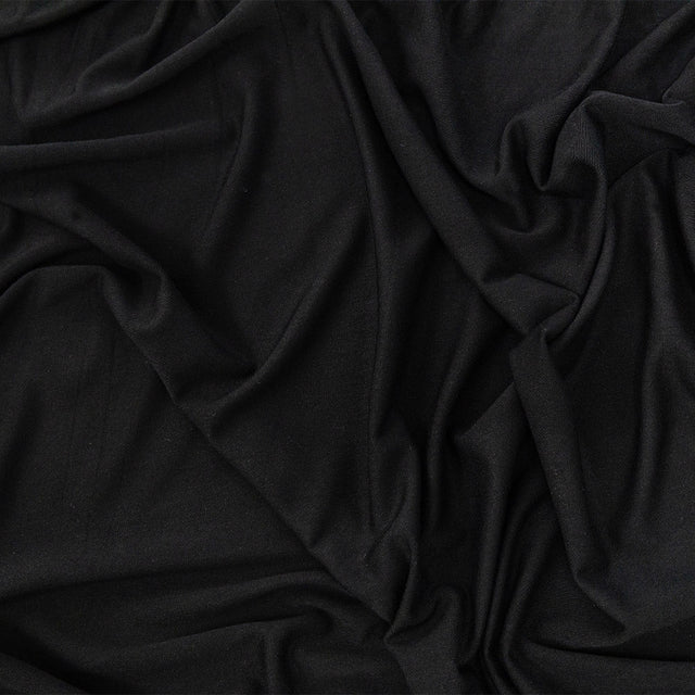 Ultra-Soft Rayon Jersey - Black - Cyrus Collection