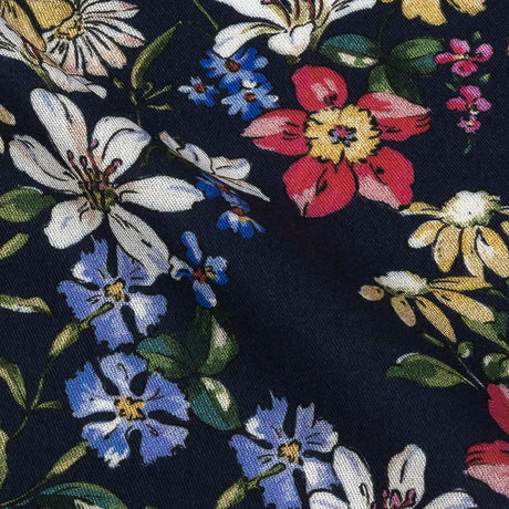 Mood Exclusive Black Iris Midnight Garden Viscose Twill