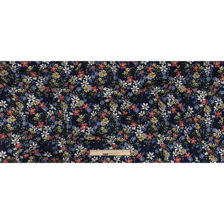 Mood Exclusive Black Iris Midnight Garden Viscose Twill