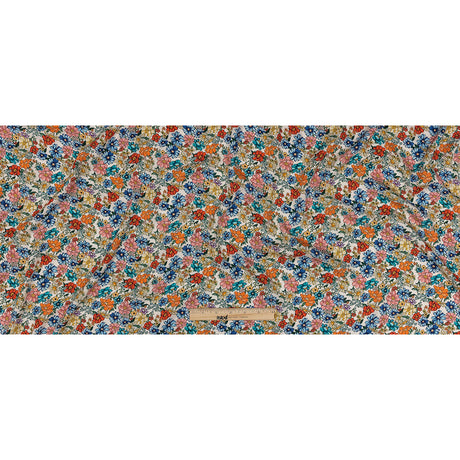 Mood Exclusive Light Beige Blossomed Detonation Viscose Twill