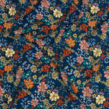 Mood Exclusive Twilight Blue Blossomed Detonation Viscose Twill