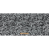 Lightweight Viscose-Linen Woven Print - Black and White Abstract - Mood Exclusive Shattered Glass
