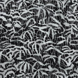 Lightweight Viscose-Linen Woven Print - Black and White Abstract - Mood Exclusive Shattered Glass