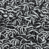Lightweight Viscose-Linen Woven Print - Black and White Abstract - Mood Exclusive Shattered Glass