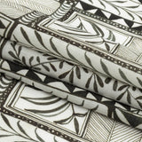 Lightweight Viscose-Linen Woven Print - Smoke Patchwork Doodles - Mood Exclusive Collector’s Botany