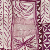 Lightweight Viscose-Linen Woven Print - Magenta Patchwork Doodles - Mood Exclusive Collector’s Botany