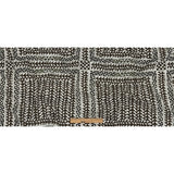 Lightweight Viscose-Linen Woven Print - Black and White Triangle Paths - Mood Exclusive Large Inverted Opposites