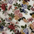 Mood Exclusive White Floriferous Fantasy Spotted Viscose Jacquard