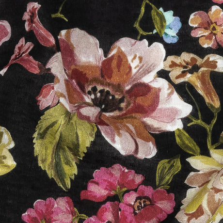 Mood Exclusive Black Inflorescent Wonderwork Spotted Viscose Jacquard
